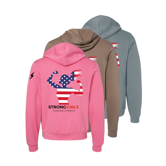 Born to Rise Zip Hoodie - USA Edition